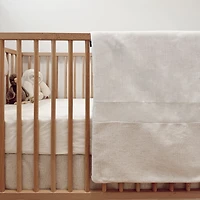 3-Piece Crib Bedding Set - Natural