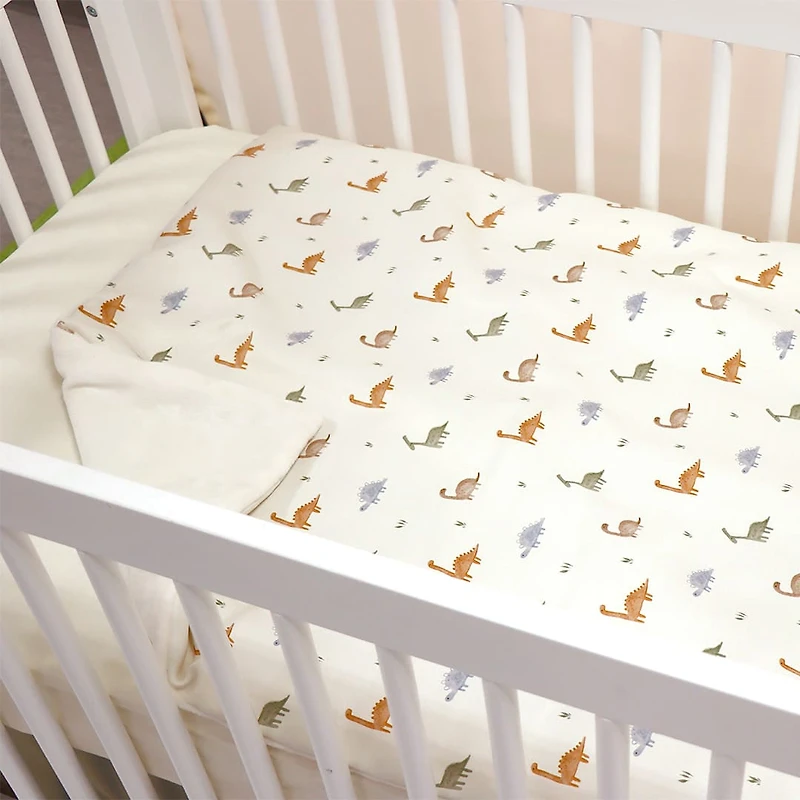 3-Piece Crib Bedding Set - Dinosaurs
