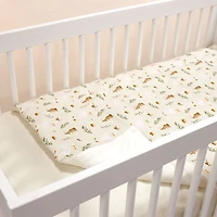 3-Piece Crib Bedding Set - Gooses and Rabbits