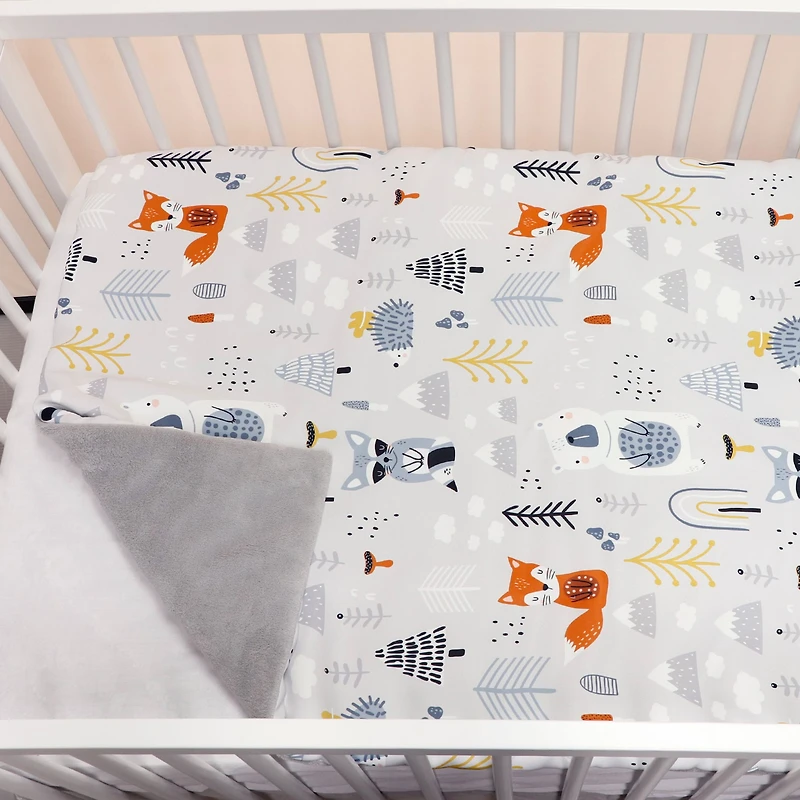 Exclusive 3-Piece Crib Bedding - Forest