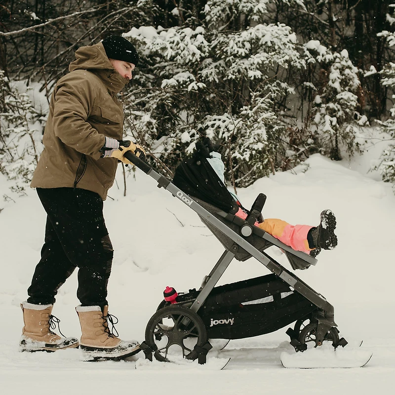 Stroller Skis - 4 Wheels Set