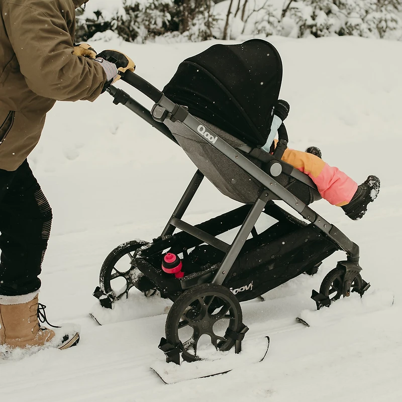 Stroller Skis - 4 Wheels Set