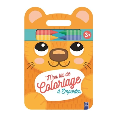 Chat - Mon kit de coloriage à emporter 3ans+
