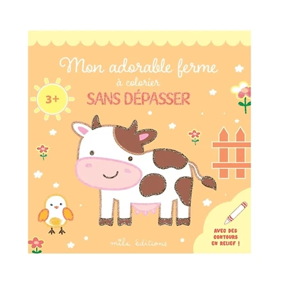 Mon adorable ferme à colorier sans dépasser