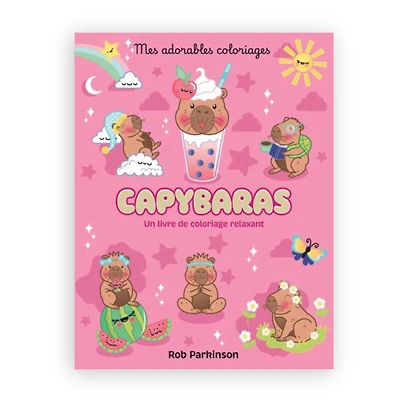 Mes Adorables Coloriages: Capybaras
