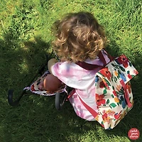 Mini Messenger Backpack Hibisc
