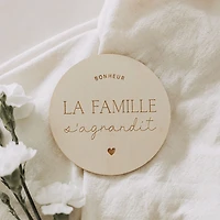 Pastille Bois- La Famille s'Agrandit