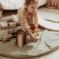 Tapis Play N go Rangement - Vert