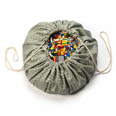 Organic Grid Green Storage Bag