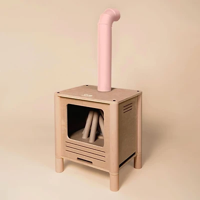 Nordik Fireplace - Naturel/Pink