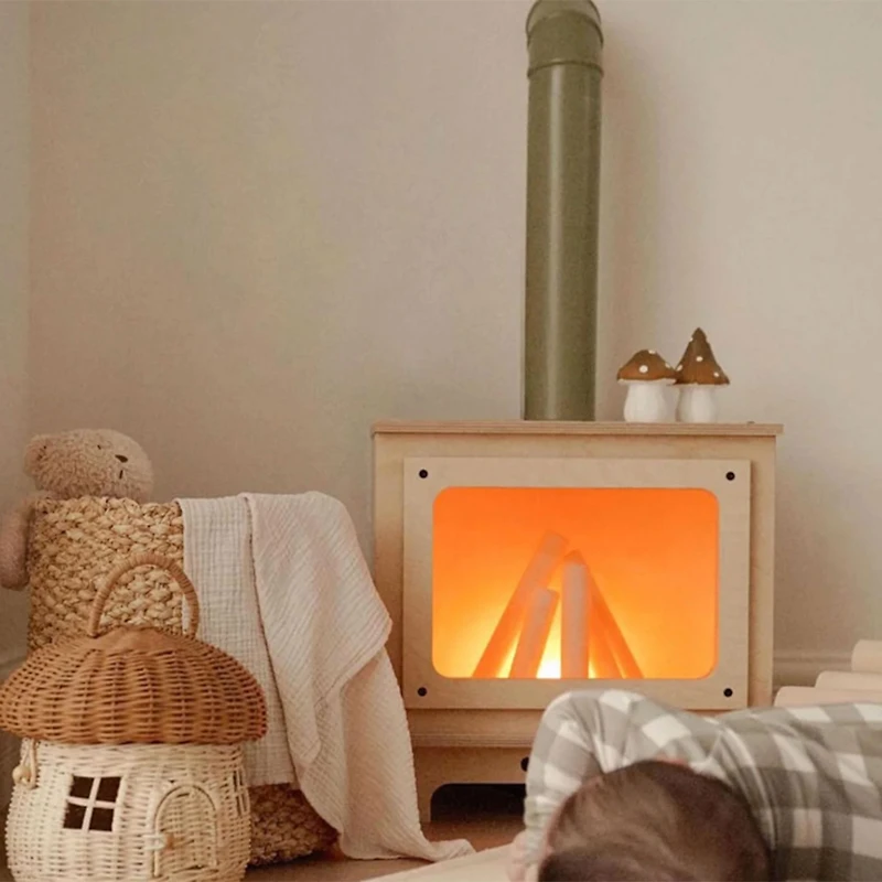 Rustik Fireplace - Naturel/Sage