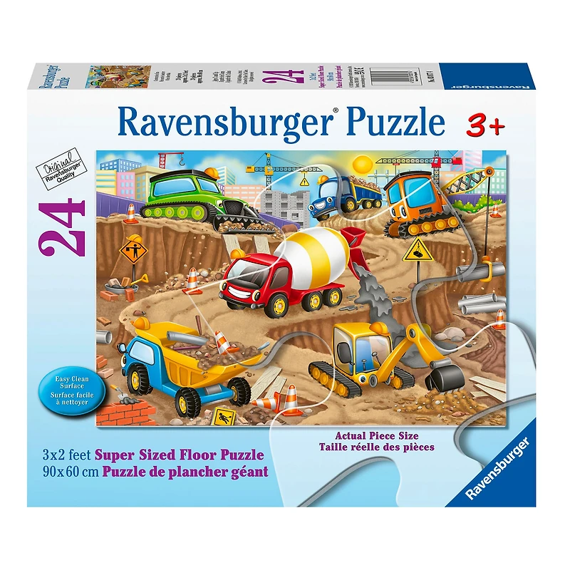 Super Sized Floor Puzzle - Construction