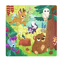 Casse-tête En Bois Animaux Forêt