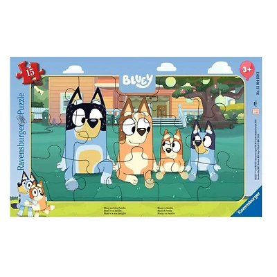 Bluey Frame Puzzle 15pcs