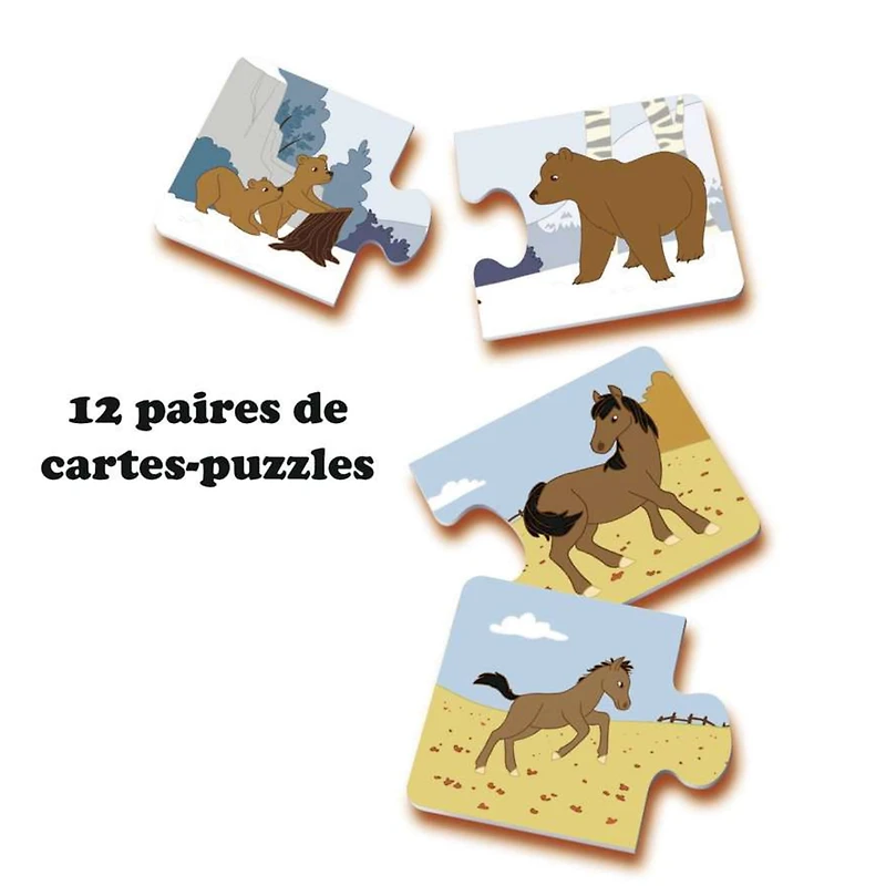 Ravensburger - Jeu Educatif - Maman et ses petits - Découverte des animaux