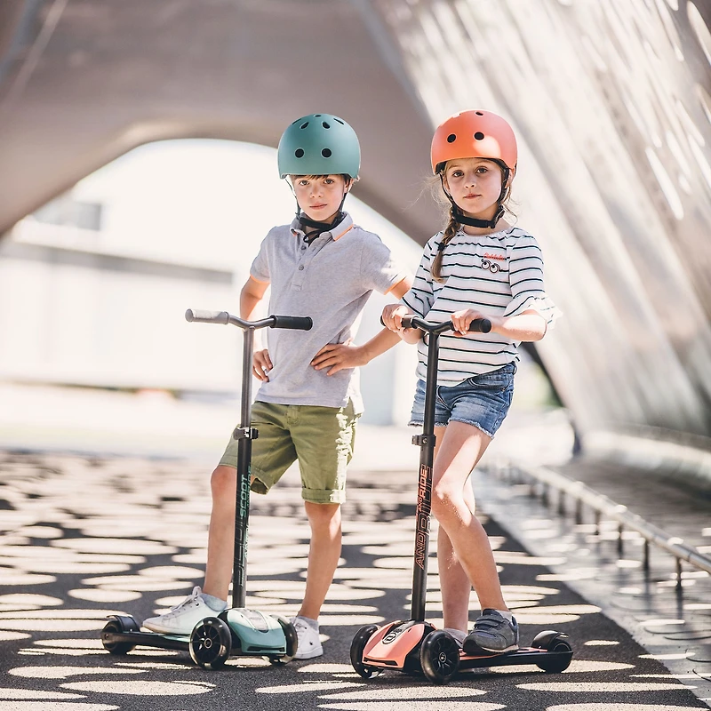 Highwaykick 5 Led Scooter - Peach