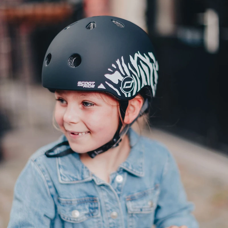 Casque 45-51cm - Zèbre