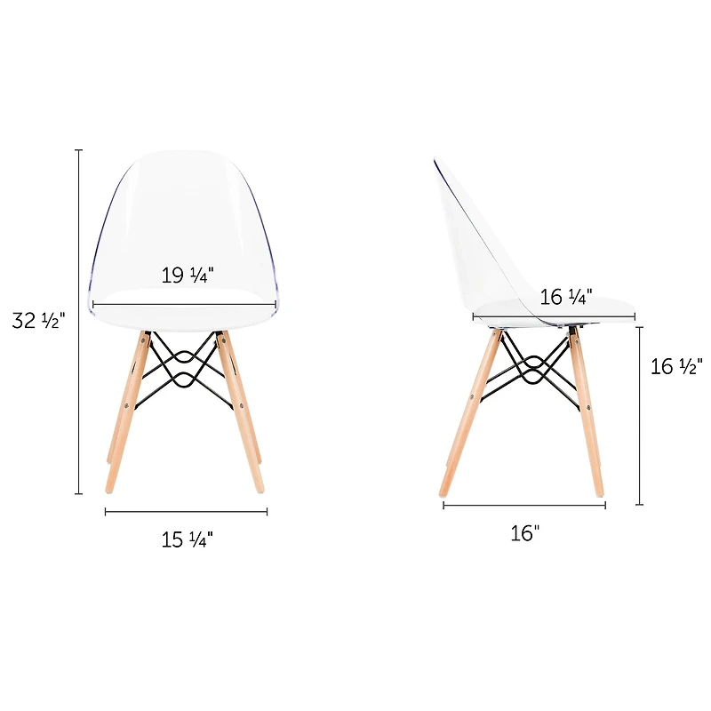 Eiffel Style Office Chair - Annexe Pure White