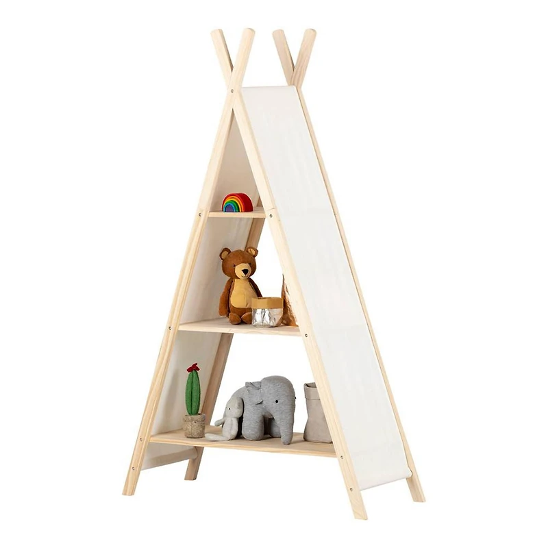 Sweedi Scandinavian Teepee Shelving Unit for Kids