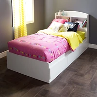 Logik Twin bed with 3 Drawers - White