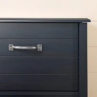 Tête de Lit Double Bibliothèque avec Portes Coulissantes Ulysses - Myrtille