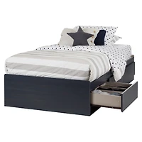 Lit Matelot Simple 3 Tiroirs - Aviron Myrtille