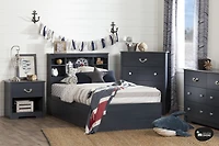 Mates Bed with 3 Drawers - Aviron Blueberry