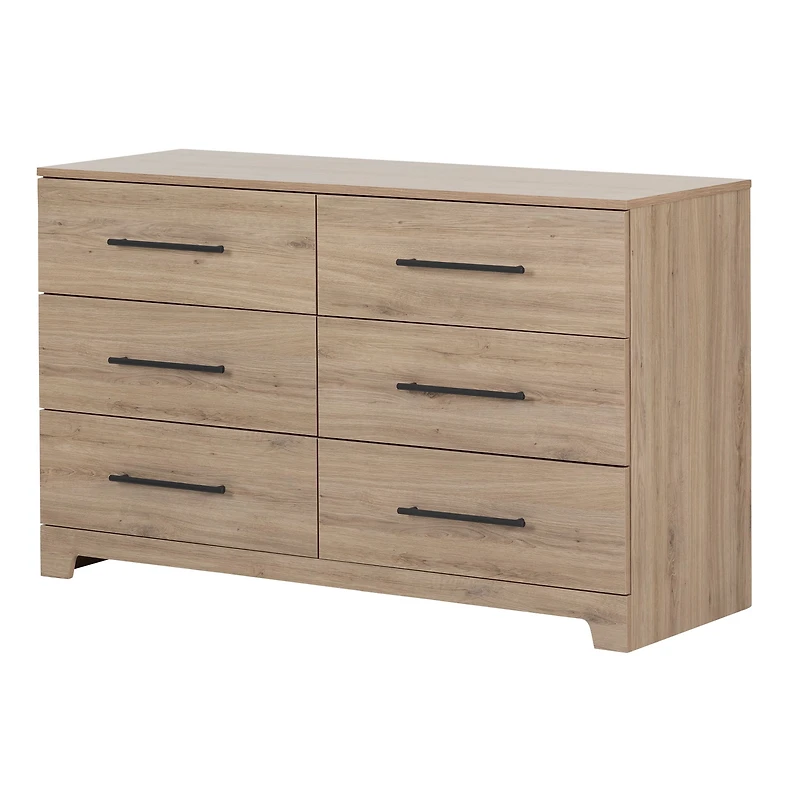 Commode Double 6 Tiroirs - Primo Chêne Rustique