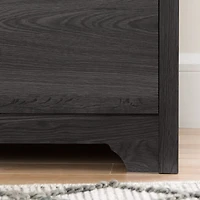 Commode double 6 tiroirs - Fusion Chêne gris