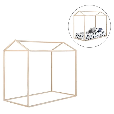 Sweedi House Bed for Twin Bed - Natural