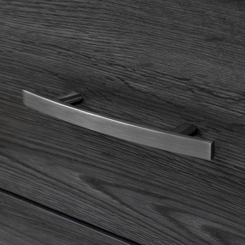 Meuble TV Fusion avec Tiroirs pour Télé jusqu’à 60" - Chêne Gris