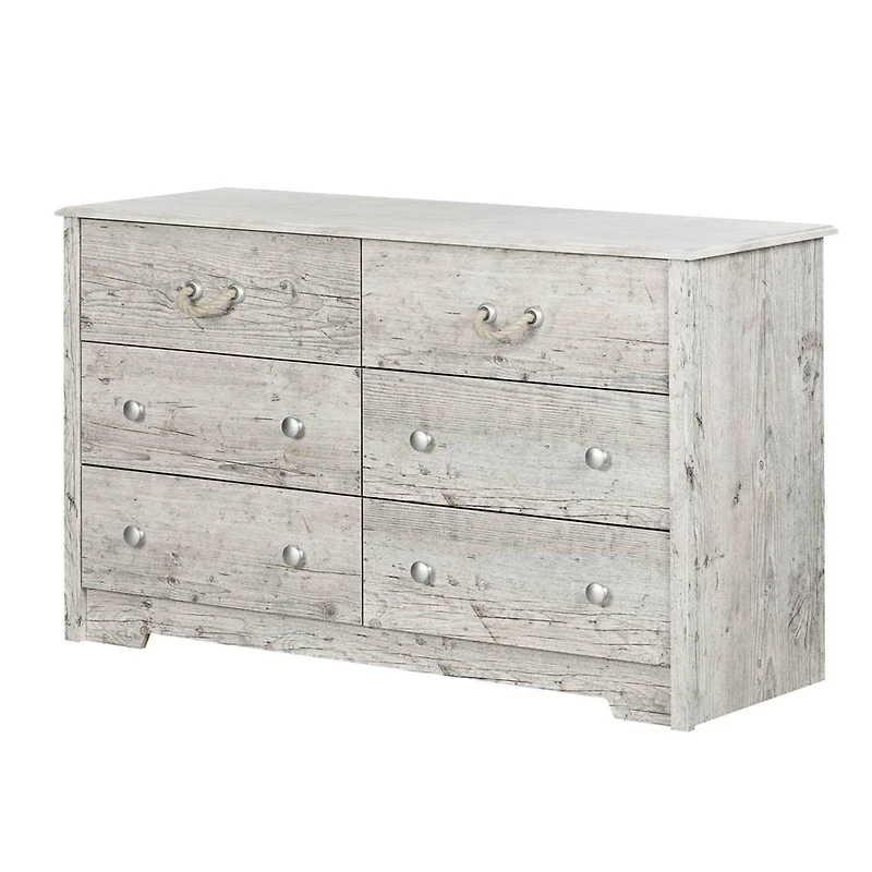 Navali 6-Drawer Double Dresser - Seaside Pine