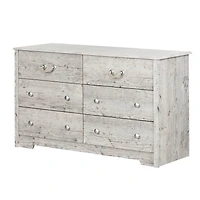 Navali 6-Drawer Double Dresser - Seaside Pine