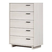 Commode 5 Tiroirs Fynn - Chêne hivernal