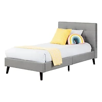 Twin Bed Fusion - Medium Grey