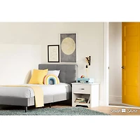 Twin Bed Fusion - Medium Grey