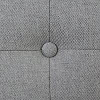 Lit Grand Complet Rembourré - Fusion Gris clair