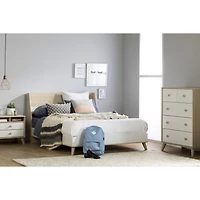 Yodi 5-Drawer Chest - Soft Elm and Pure White