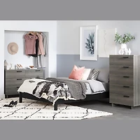 6-Drawer Double Dresser - Cavalleri Gray Maple