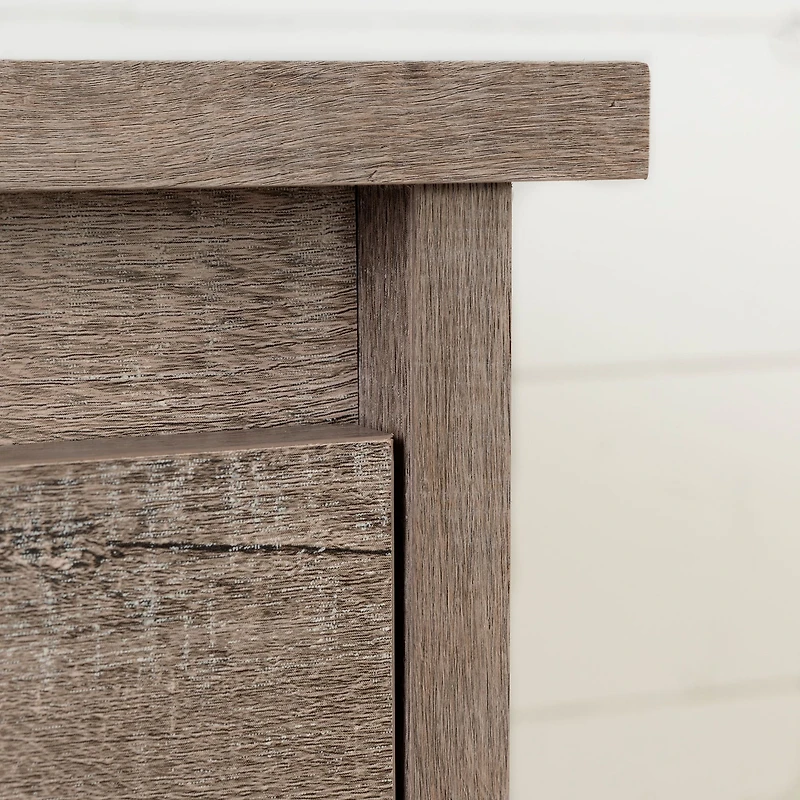 Commode 5 Tiroirs - Tassio Chêne vieilli