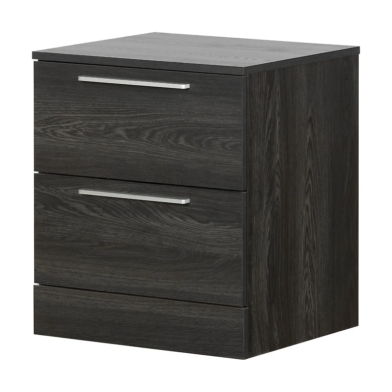 2-Drawer Nightstand - Step One Essential Gray Oak