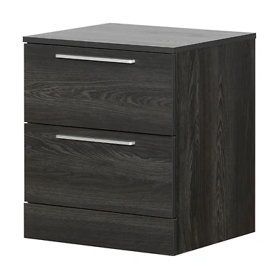 2-Drawer Nightstand - Step One Essential Gray Oak