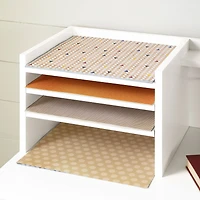 Craft Table with Hutch - Crea Pure White