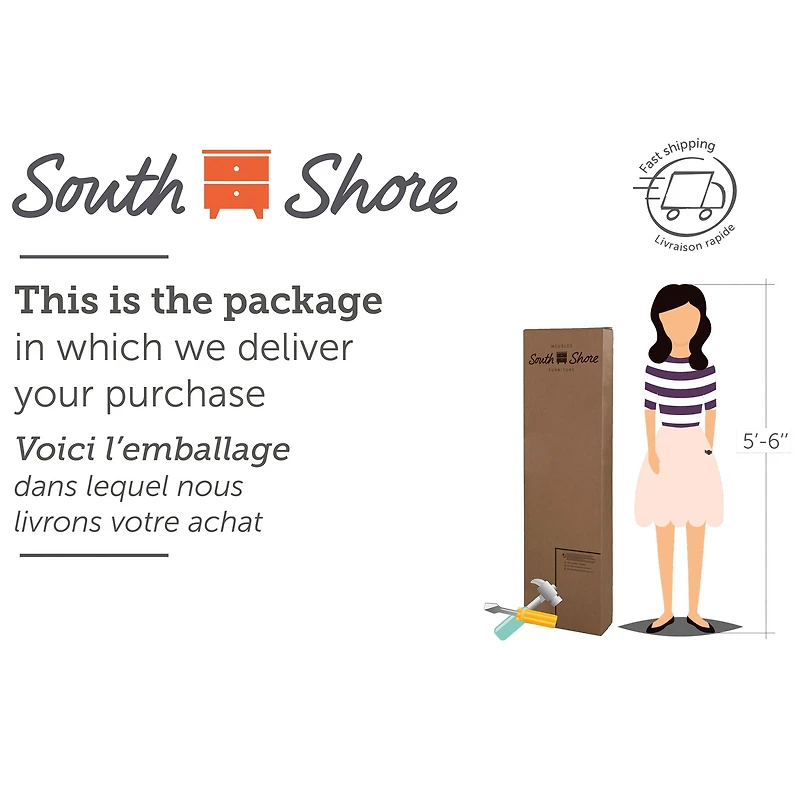 Craft Table with Hutch - Crea Pure White