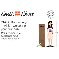 Craft Table with Hutch - Crea Pure White