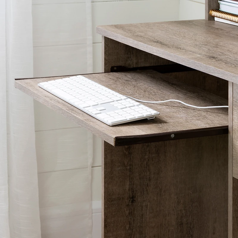Craft Table with Storage - Axess Weathered Oak