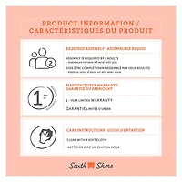 Base de Lit Très Grand - Vito Blanc Solide