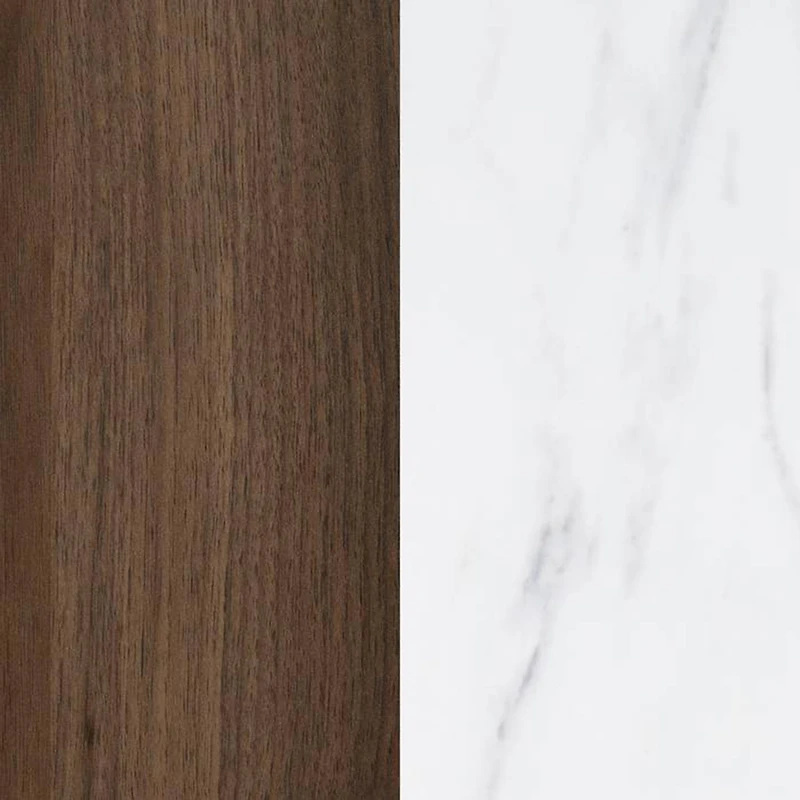 Buffet Hype - Noyer / Imitation Marbre