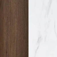Buffet Hype - Noyer / Imitation Marbre