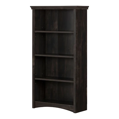 Bibliothèque 4 Tablettes - Gascony Noir antiqué